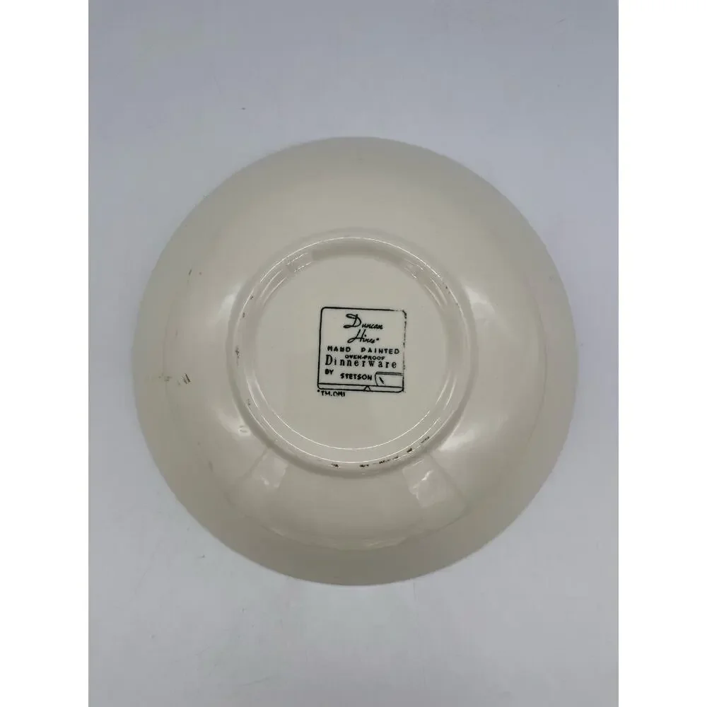 Vintage 1950's Duncan Hines Stetson Wheat Pattern Serving Bowl Dish